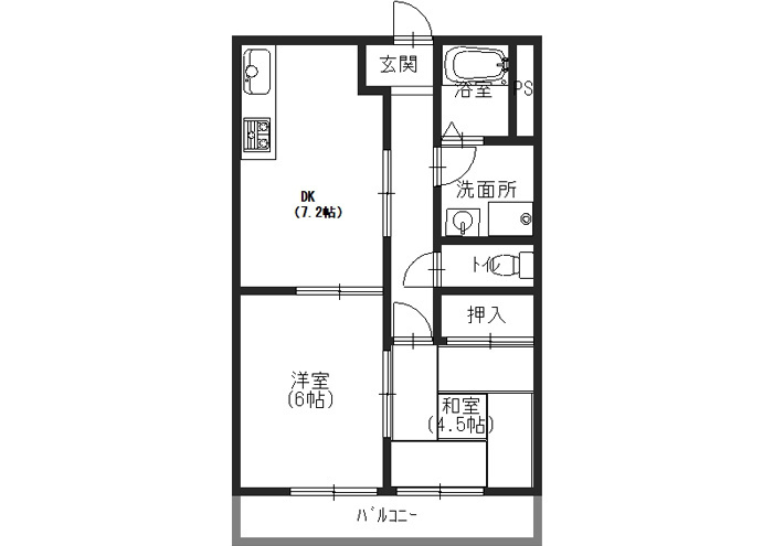 上富田町賃貸アパート　大和マンション五番館