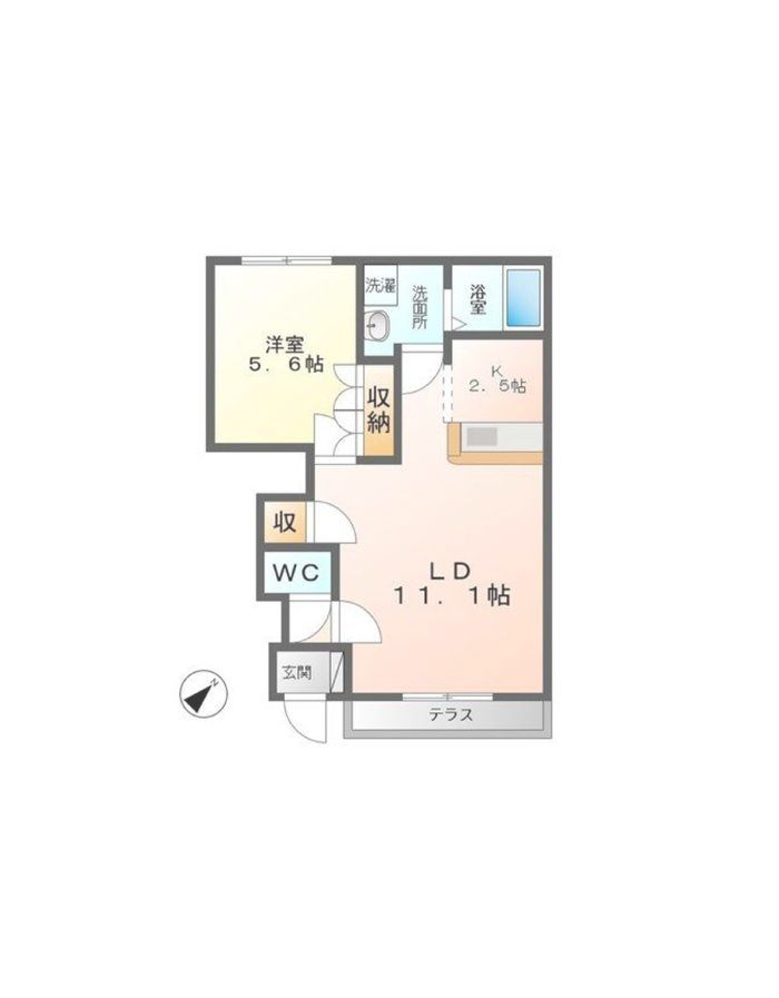 田辺市賃貸アパート　めぐみ105