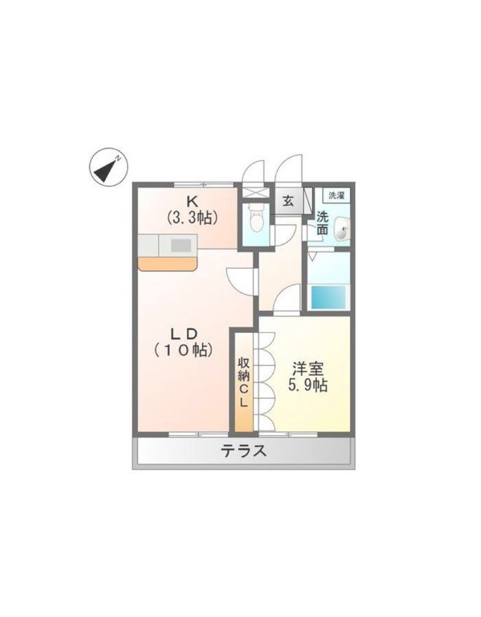 田辺市賃貸アパート　ボワヴェール須佐102