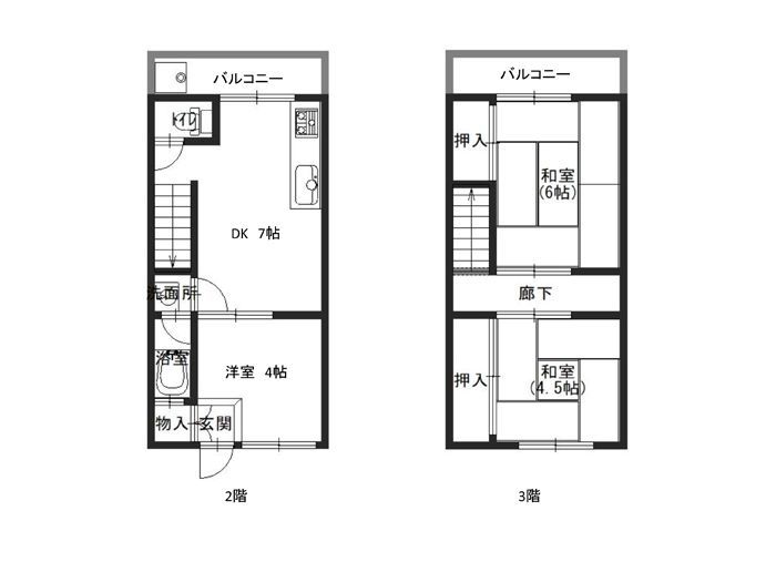 田辺市賃貸アパート　ビル槇山203
