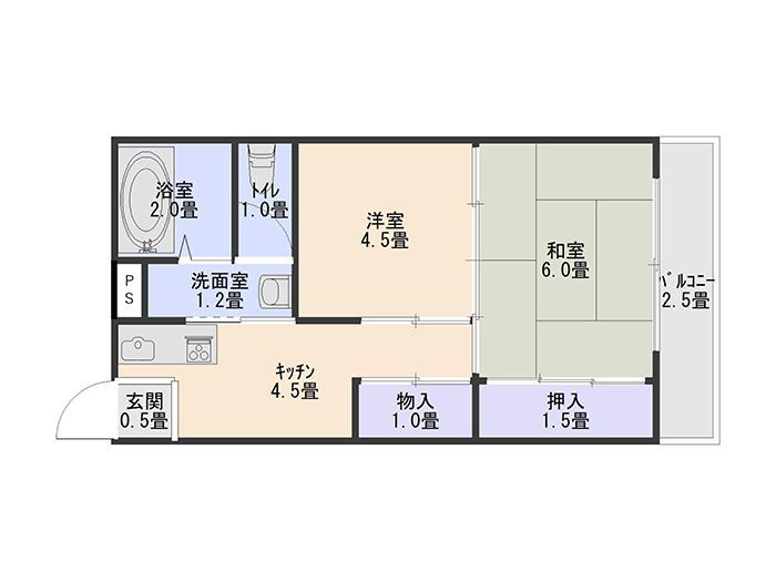 田辺市賃貸テナント　メゾン光葉台202