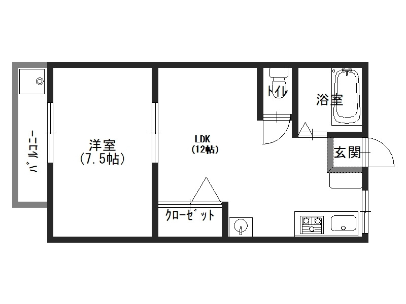 上富田町賃貸アパート　ハイツPAL103