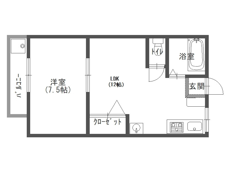 上富田町賃貸アパート　ハイツPAL103
