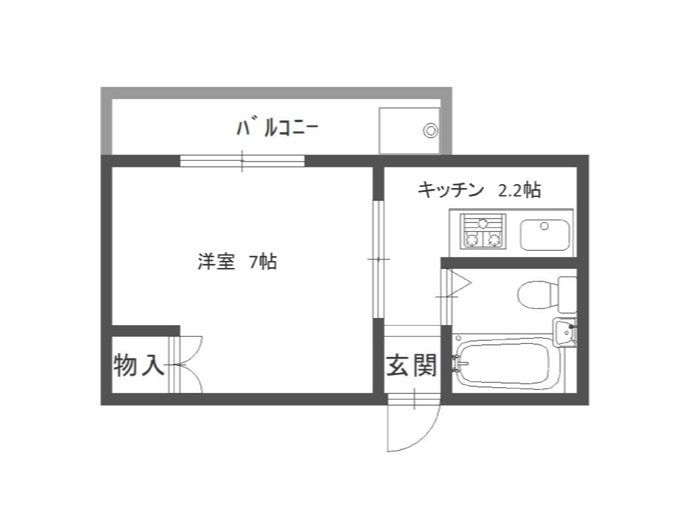 上富田町賃貸アパート　ハイツPAL101