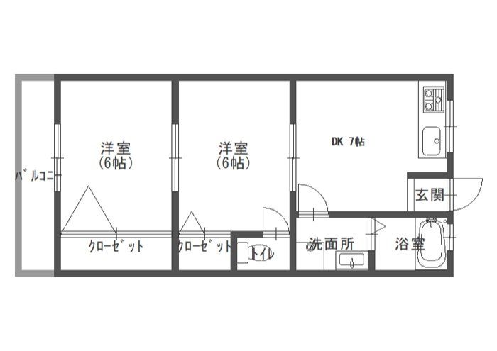 上富田町賃貸アパート　ハイツ岩田