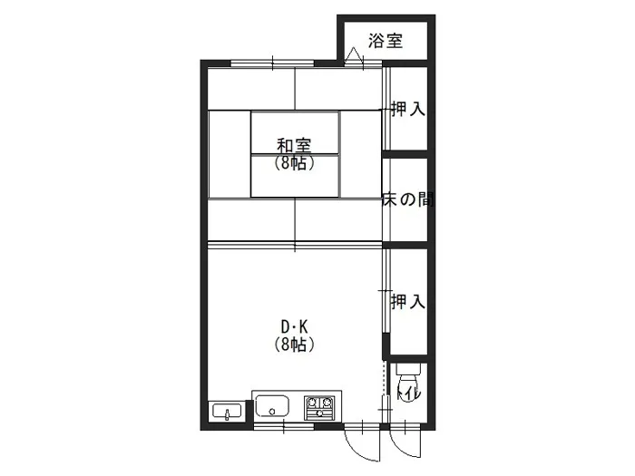 賃貸アパート：奥田アパート2階