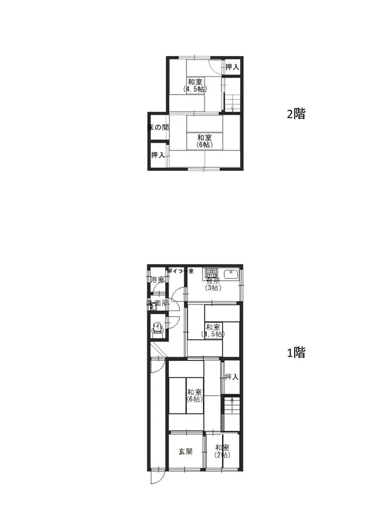 売中古住宅:田辺市新屋敷町(二戸一右)
